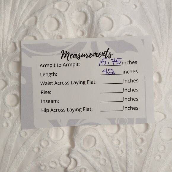 NWT Andie White Eyelet Scalloped Hem Thin Strap Bohemian Midi Dress S - Picture 7 of 13